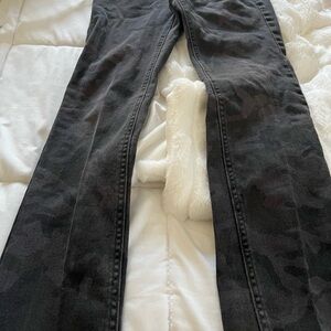 RSQ boys Camo  Black London Skinny Jeans with Orange Stitching 💙